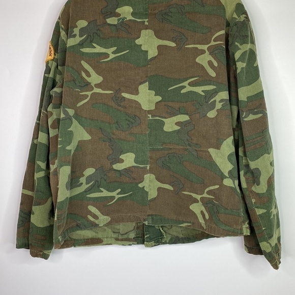 Vintage Kmart Camo Long Sleeve Button Up Field Shirt Size XL - Picture 6 of 10